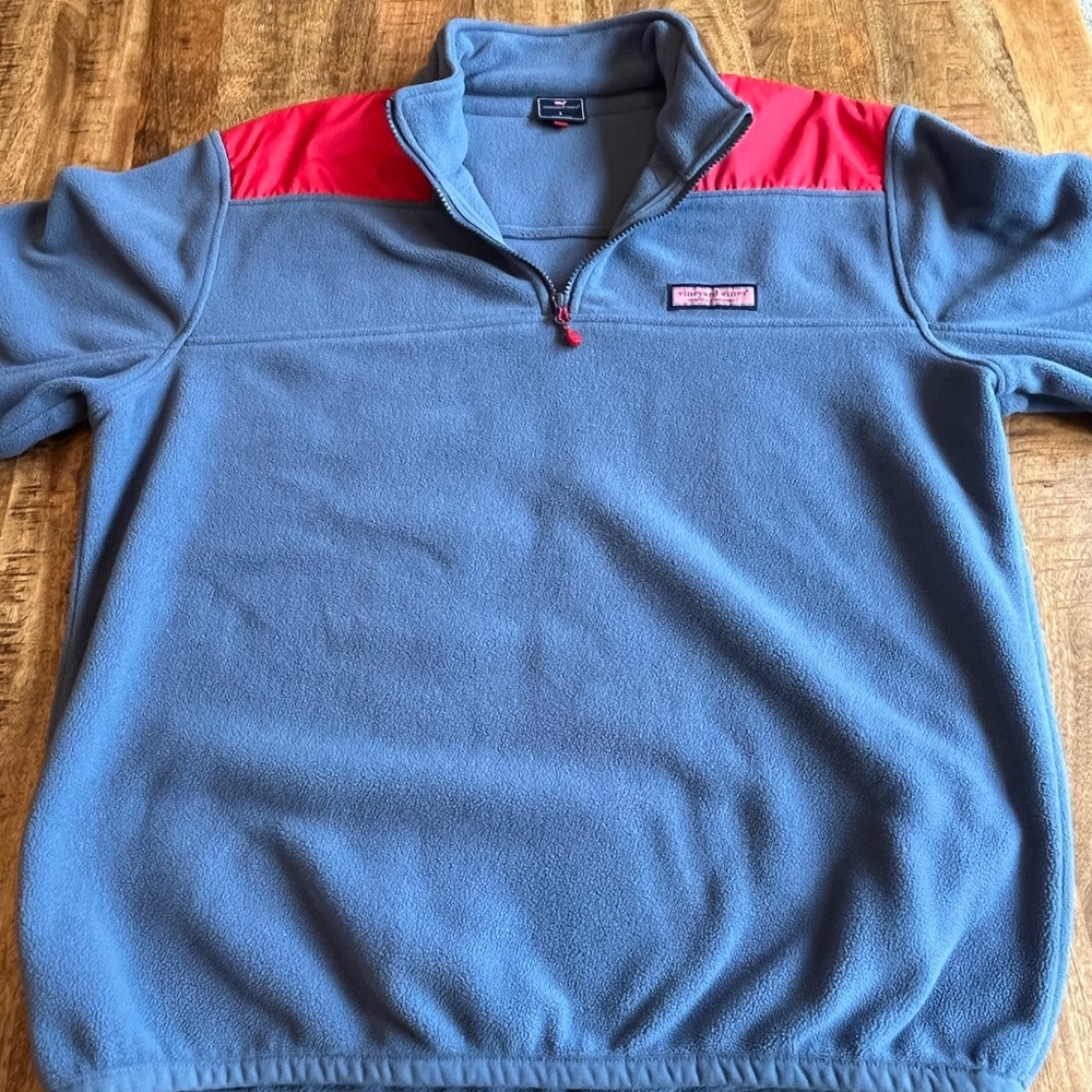 Vineyard Vines men’s L quarter zip pullover fleece